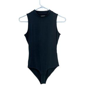 Madewell Size S Black StretchThong Tank Bodysuit‎